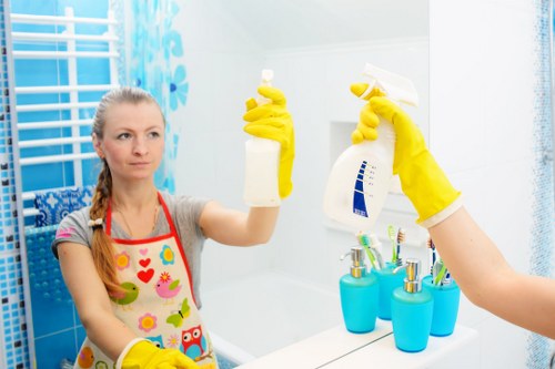 Cleaning team preparing a Hackney home for a one-off deep clean