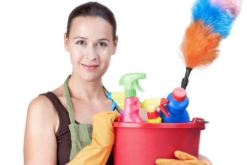 Professional gutter clearing work in Hackney