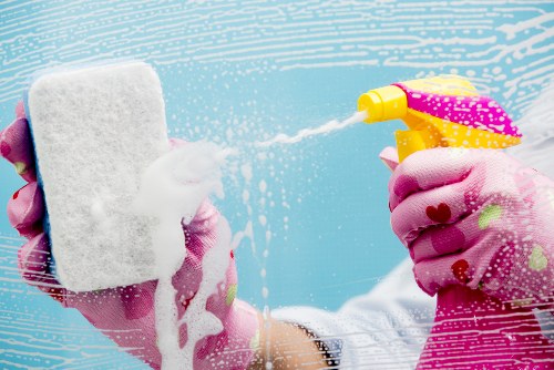 Post-construction dust removal in a Hackney flat
