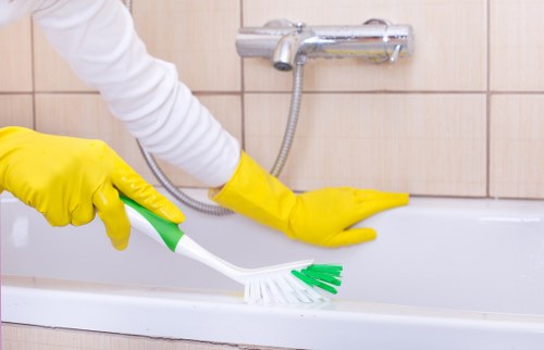 Deep cleaning a sofa in a Hackney flat