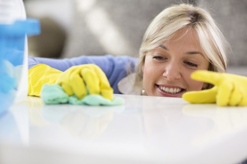 Office carpet cleaning service for a Hackney workplace interior