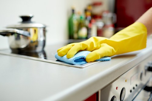Experienced Hackney carpet cleaners working on different carpet types