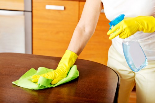 Furniture and household items being removed from a flat in Hackney